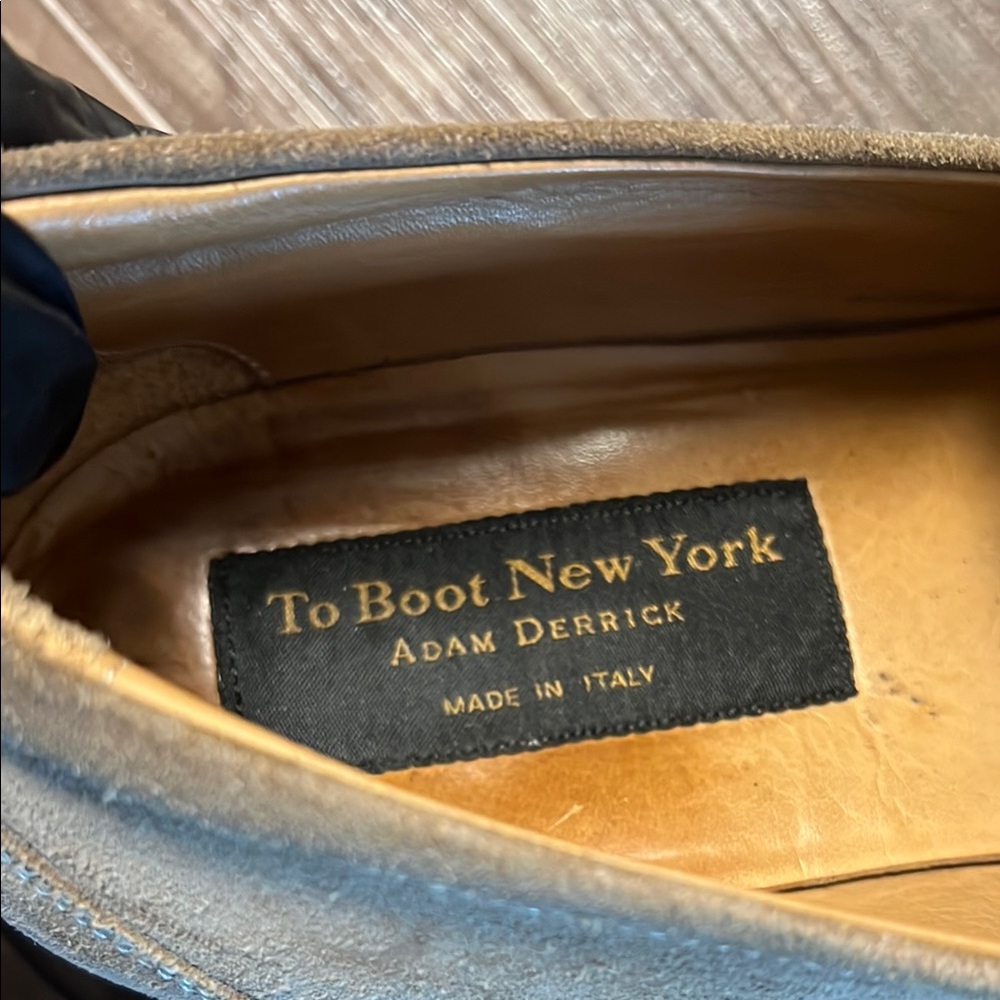 To Boot Tan Loafers with Moccasin Stitching - Picture 4 of 4